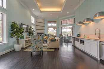 Community lounges with kitchens